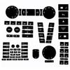 Fit for VW Touareg 2004 2005 2006 2007 2008 2009 Car Front Radio Button Decal Sticker with Navigation Repair Set