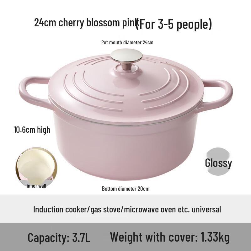MINGJUE Aluminum Alloy Multi-Hob Stew Pot