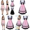 Exquisites Oktoberfest Damen Bierkellnerin Dirndl mit beeindruckender A-Linien-Silhouette