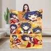 Genshin Impact Diluc Game  Flannel Blankets  Soft Throw Blanket for Outdoor Picnic Novelty Bedspread Sofa Bed Cover
