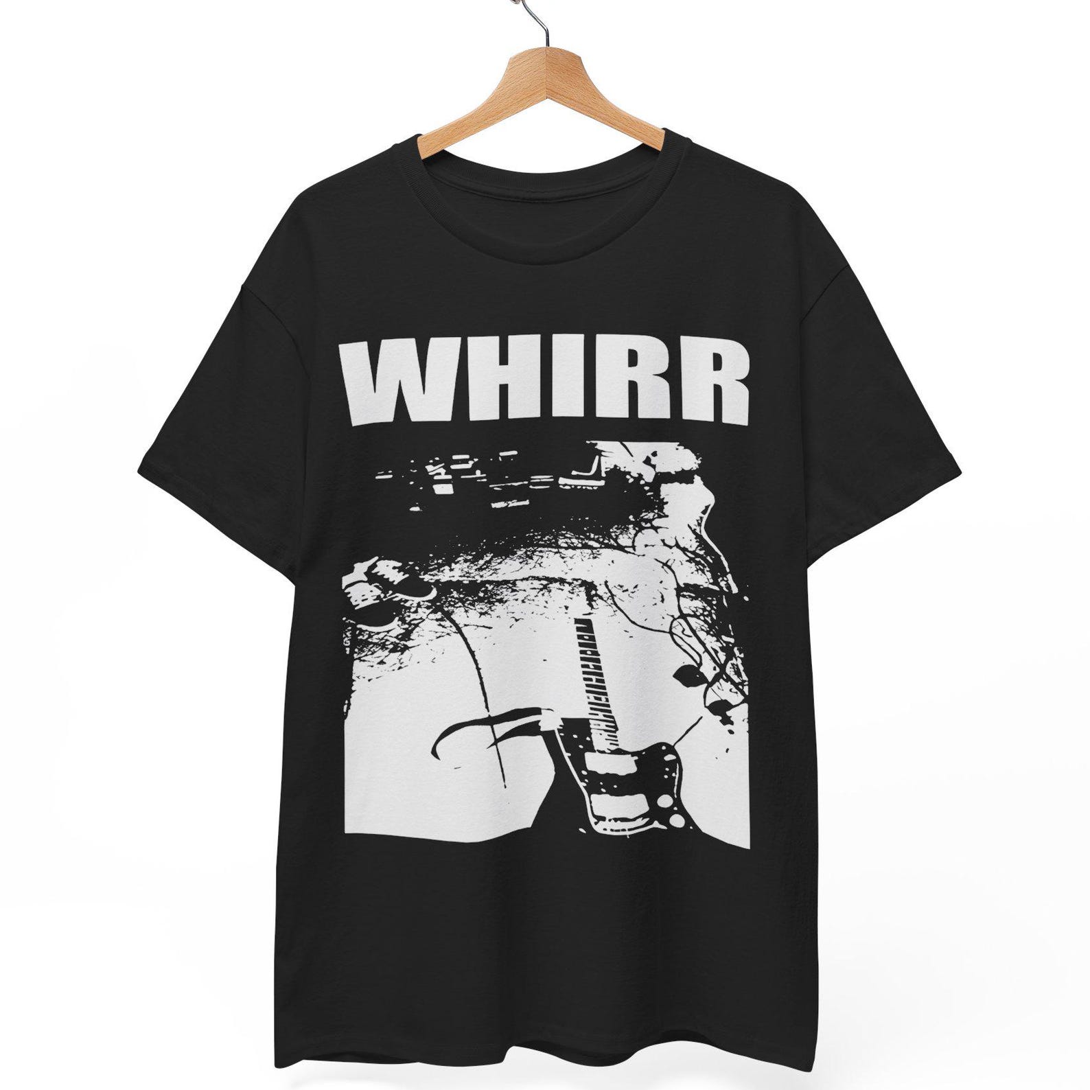 Whirr Band T-Shirt | Shoegaze Music Graphic Tee 2XL