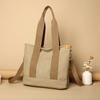 Women's Large Capacity Tote Bag Lightweight Canvas Shoulder Handbag
