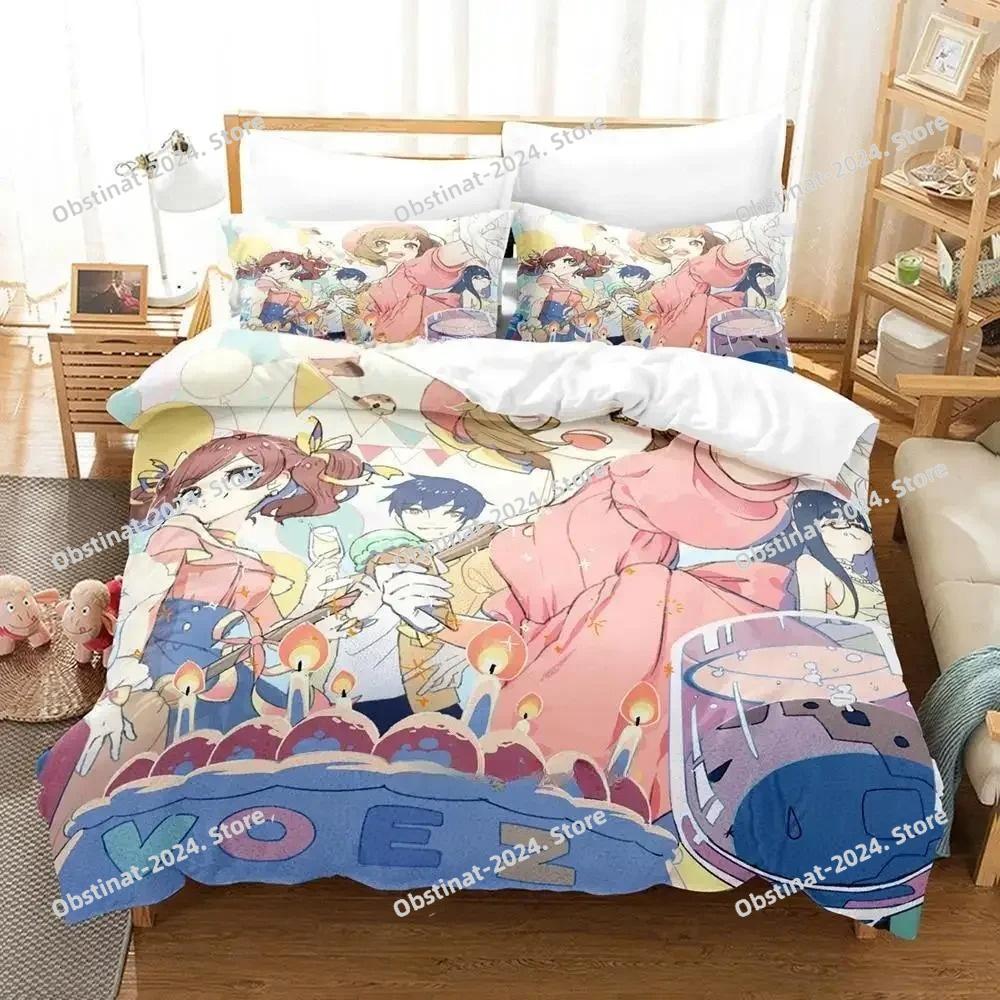 Game VOEZ Bettwäsche-Set, Einzelbett, Doppelbett, Queensize-Bett, Kingsize-Bett, Schlafzimmer für Erwachsene und Kinder, Bettbezug-Set, 3D-Druck, Anime-Bettlaken-Set