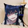AAdoS anime cute Cushion Cover Silky Short Plush Invisible Zipper Dustproof Sofa Pillow Case for Home Decor