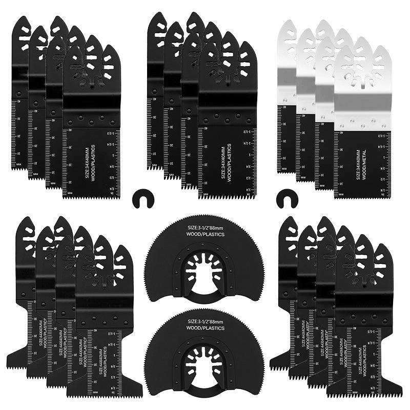 72-teiliges Universal-Bi-Metall-Oszilliersägeblatt-Set für Holz- und Metallzuschnitt