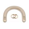 1Pc The New Product Is Suitable for Princess Diana Bag Strap, Arched Bag Strap U-shaped Handle Patent Leather Curved Pu Bag Strap