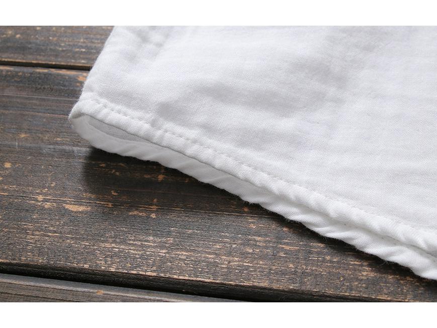 2026 Women's Floral Embroidery White Cotton Long-Sleeve Slimming Shirt