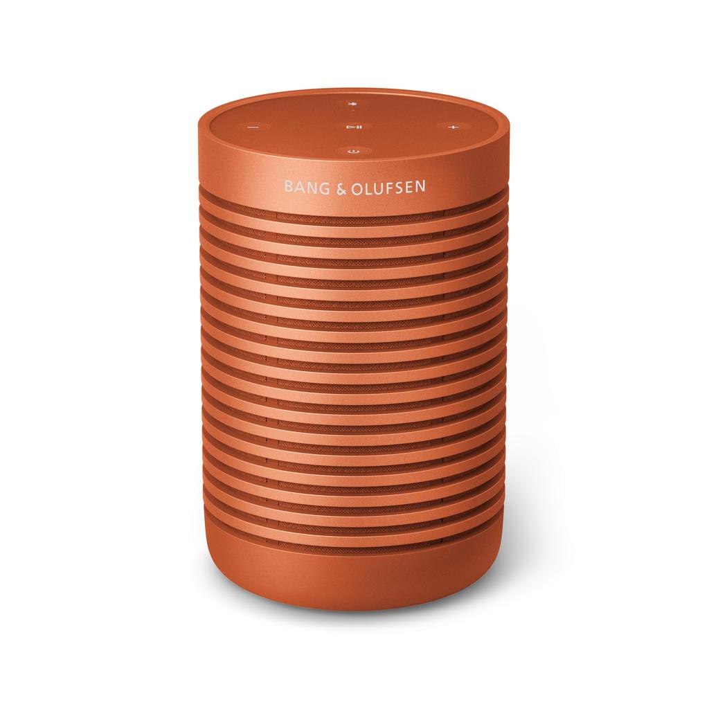 Bang Olufsen Beosound Explore Bonfire Orange Portable Bluetooth IP67 Certified Waterproof and Playback & Speaker, Wireless, Dustproof, 27-Hour