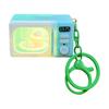 Cute Microwave or Washing Machine Key Chain Decoration With LED Light And Sound Effect For Bag Accessories