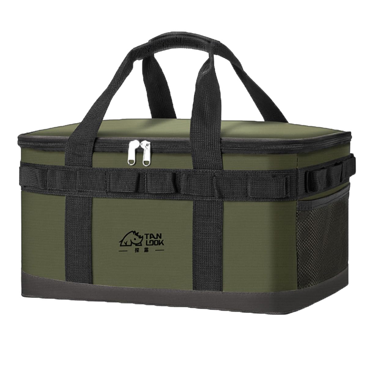 

Meewtun Cooler Large Capacity Foldable Highly Efficient Keeps Food and Keeps Food Cold for Long Easy to Cooler Blossom Box, 23L, Lightweight, Storage, оливковий