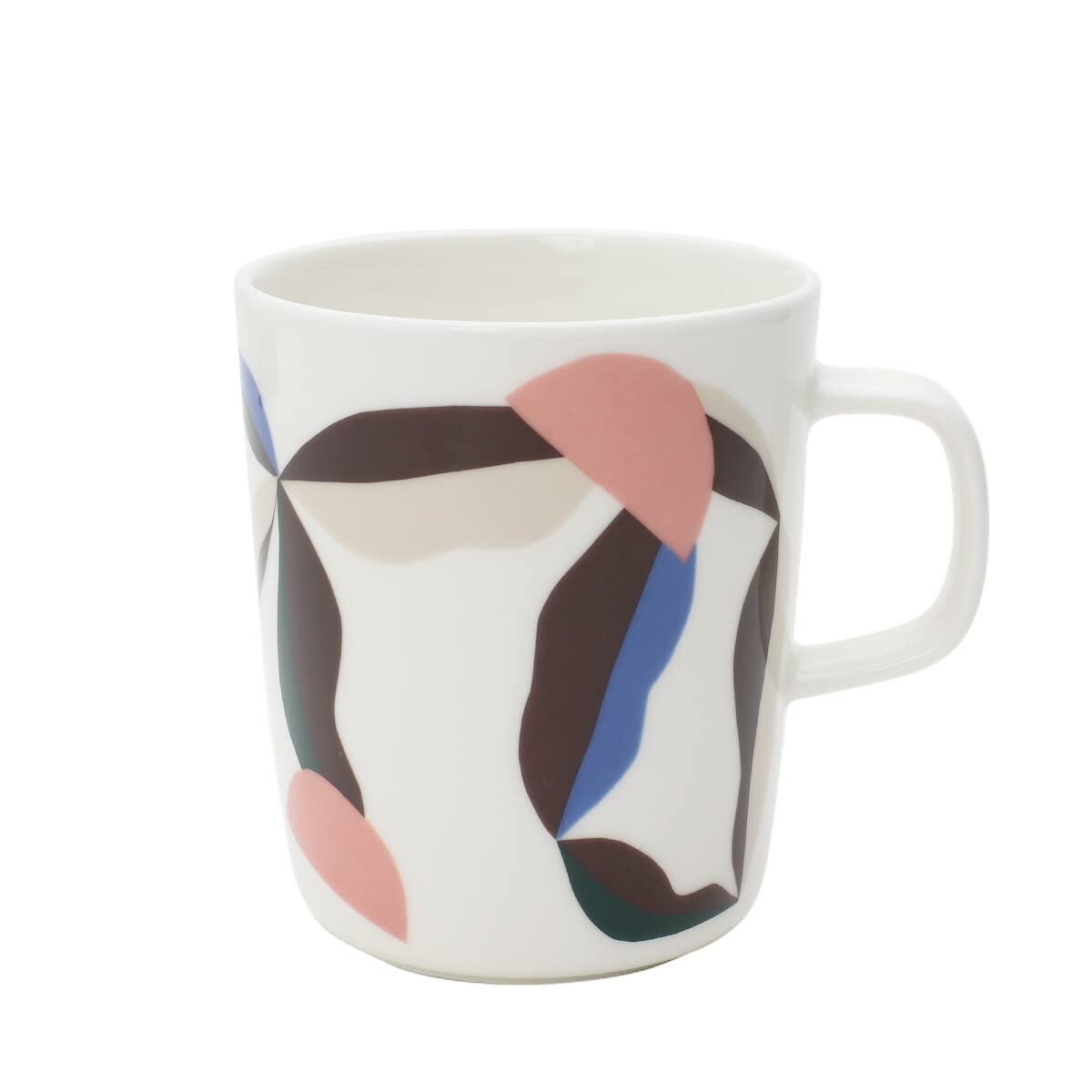 Кружка Marimekko Осень 71850 153, 2022, 250 мл, ЯГОДНЫЙ, Белый/Темно-вишневый, [Код товара]