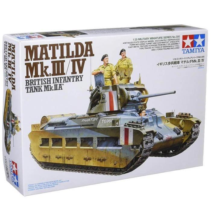 Maquette - tamiya - matilda mk iii / iv - echelle 1:35 - garçon - 3 ans et plus