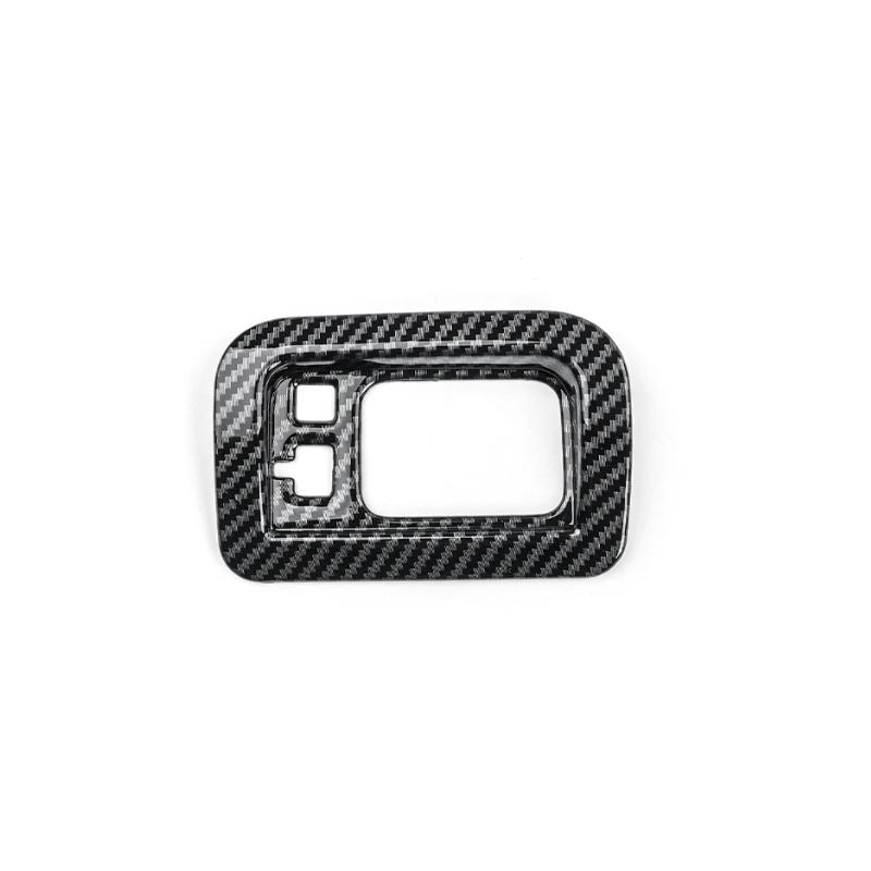 For Kia Sorento MQ4 2024 2025 2026 Car Tuning Carbon Fiber Auto Headlight Adjustment Button Cover Trim Accessories LHD Carbon Fiber