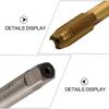 Efficient M8 x 1 25 Metric Thread Tap 120mm Long TiCoated HSS Straight Flute for Tapping Damaged or Stuck Threads