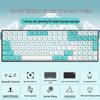 Wireless Bluetooth Mechanical Keyboard - 100-Key, Three-Mode, Compact Design, Office Customizable, Hot-Swappable Switches