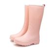 Fashion high rain boots women's waterproof shoes women's non-slip car wash rain shoes kitchen work shoes rubber shoes