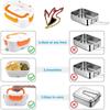 Portable Electric Lunch Box Food Heater Rice Cooker Container Dinnerware Set 12V - 24V 110V 220V Warmer Bento Boxes