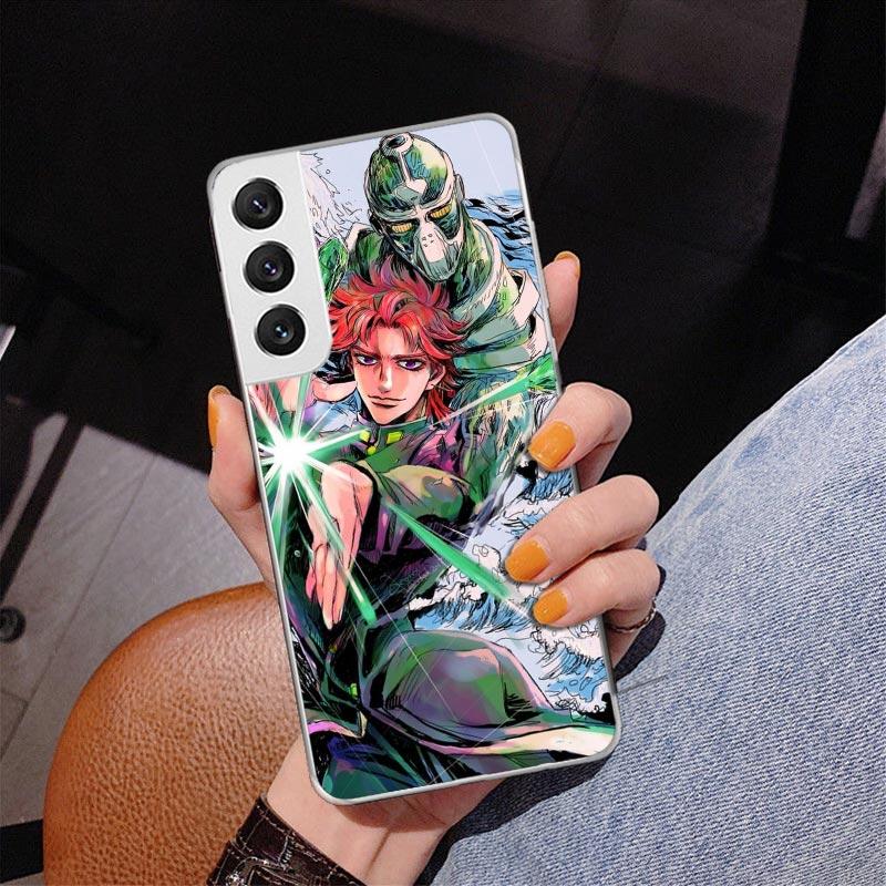 JoJo Bizarre Adventure Phone Case For Samsung Galaxy S24 S25 Edge S26 Ultra S23 S22 S21 Plus S20 FE + Personalized Print Cover G