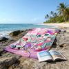1pc Catch Teenieping Magic Sweethear (4) Beach Towel, Beach and Seaside Swimming Pool Equipment, Fashion Pattern, Rectangular, Travel Essentials