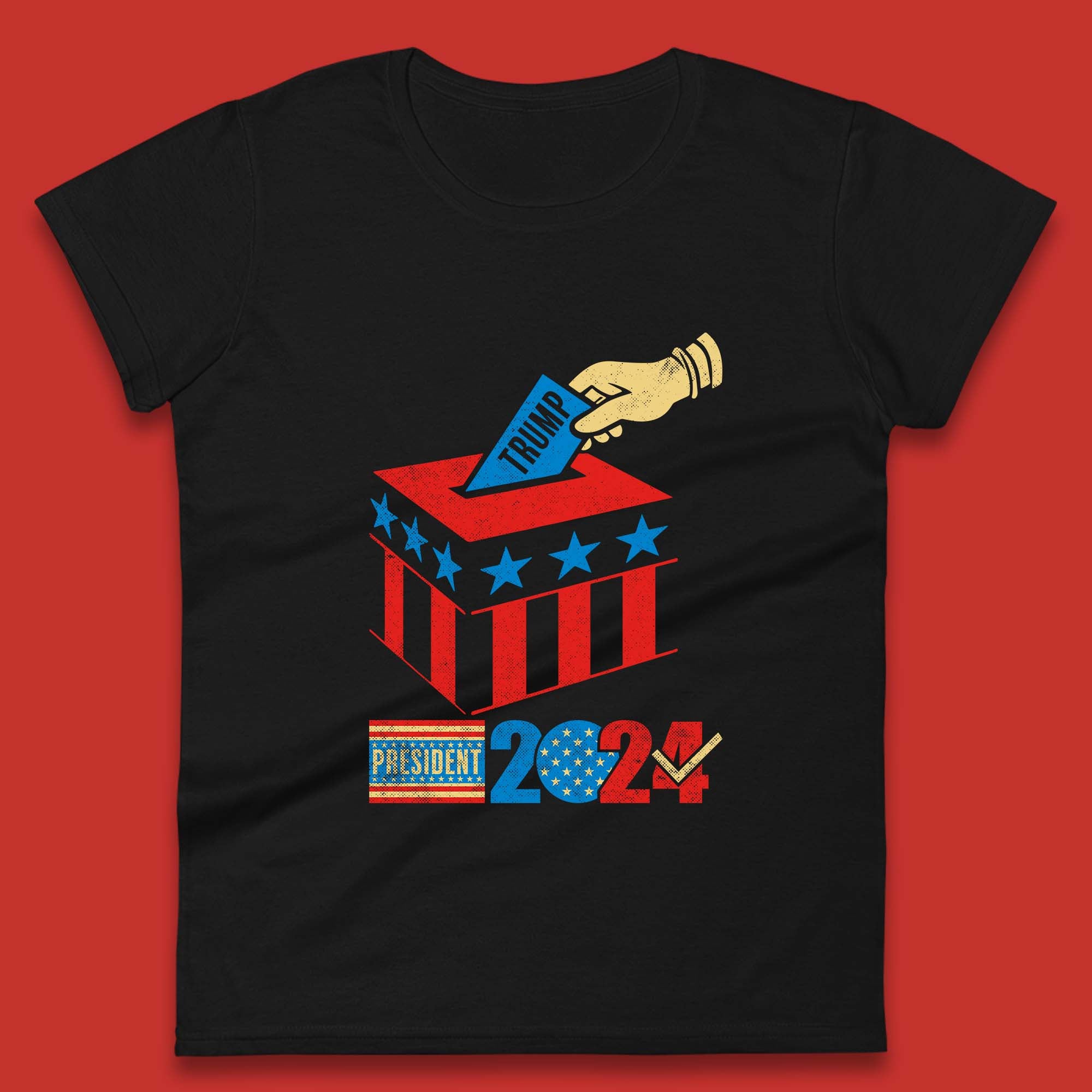 Trump President 2024 Donald Trump Campaign Vote For Trump Take America Back Womens Tee T Shirt Mens Tops Unisex Top 4XL