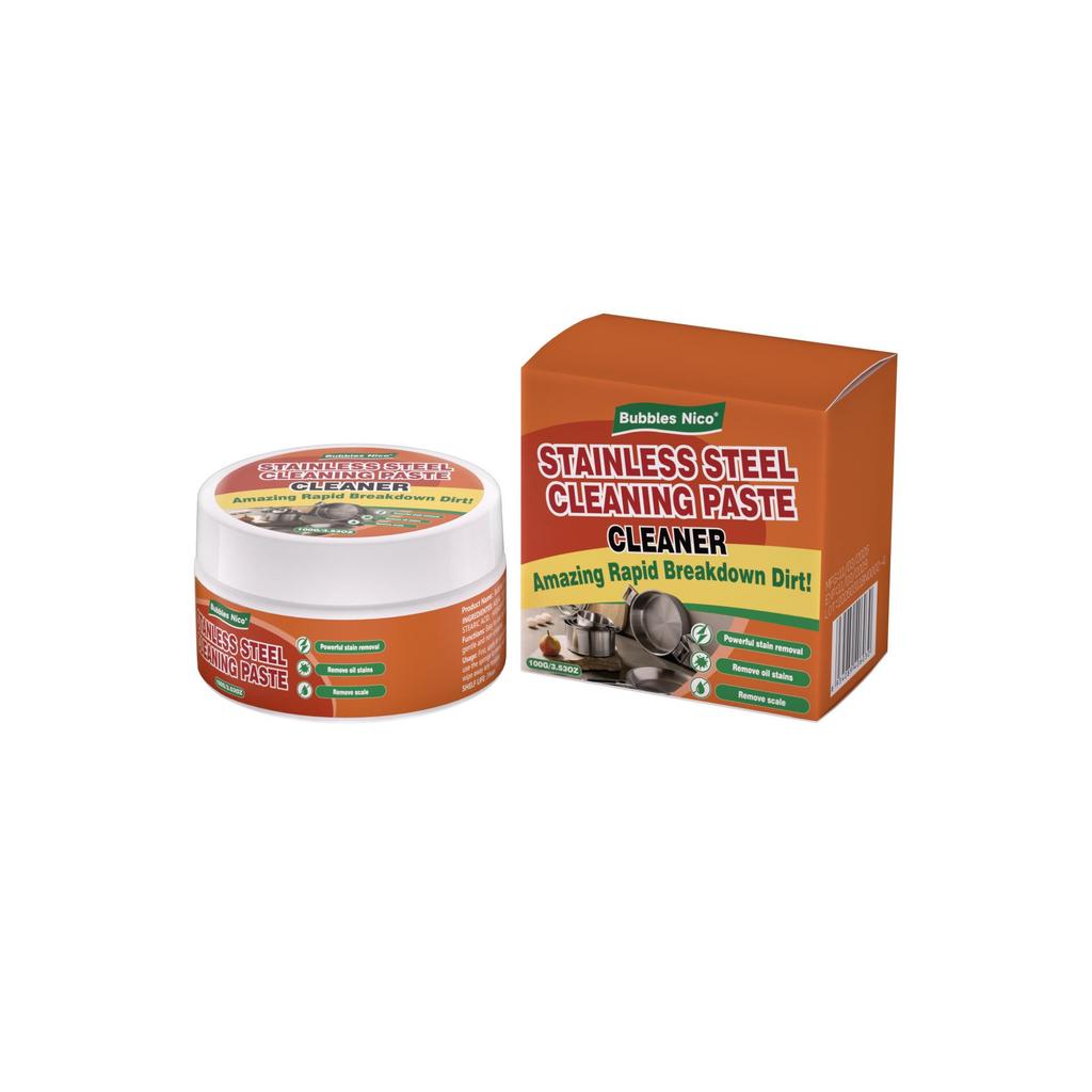 Bubbles Nico Multi-Functional Stainless Steel Cleaning Paste: Pot Bottom Stain and Rust Remover