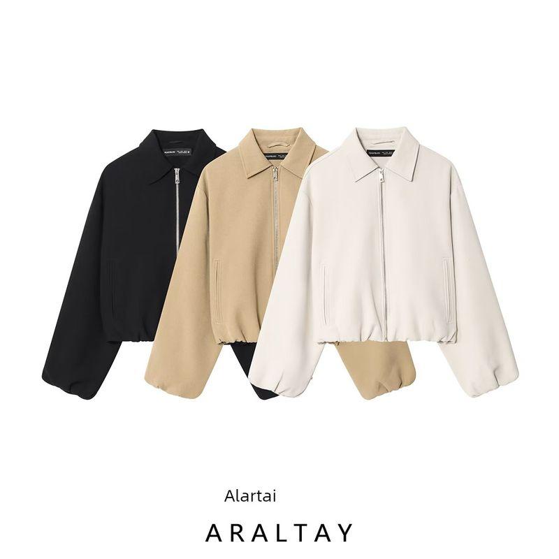 Araltay New Arrival Fashion Style Women's Clothing Fashion All-Match Simple Zipper Puffy Jacket Outwear 8372246
