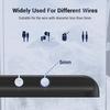 5-in-1 Cable Organizer Silicone USB Cable Desktop Tidy Wire Management Clips Cable Holder for TV