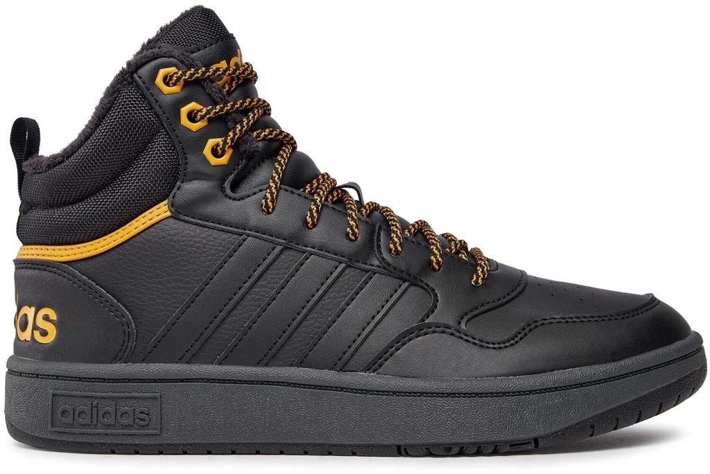 Кроссовки Adidas Hoops 3.0 Mid Winterized core black/core black/preyel