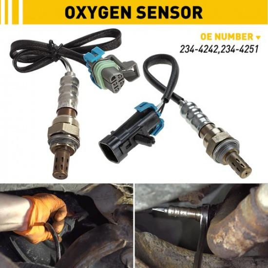 2PCS O2 Sensor Oxygen Up+Downstream For 2010-2014 Equinox/GMC Chevrolet Terrain