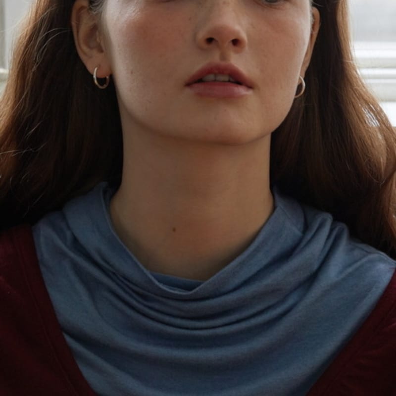 MERCURY [silver 925] Round Hoop Earring