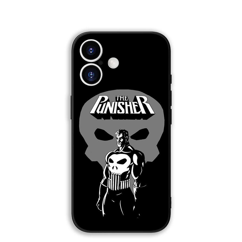 Cover for Motorola Moto Edge 50 30 One Fusion 40 neo Ultra Pro 20 Lite G50 G85 G84 E15 E14 Phone Case The Marvel Punisher Skull