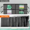 Storage Bag Foldable Large Capacity Clothes  Blanket Storage Bags Storage Containers for Organizing Bedroom Closet Clothing