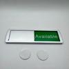 Avaiable or In Use Sliding Door Sign Magnetic Slider Door Indicators Sign Privacy Sign for Bathroom Home Office Restroom
