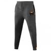 2026 Mens Casual Pants Loose Fit Sports Zip Trousers American Style Versatile Joggers