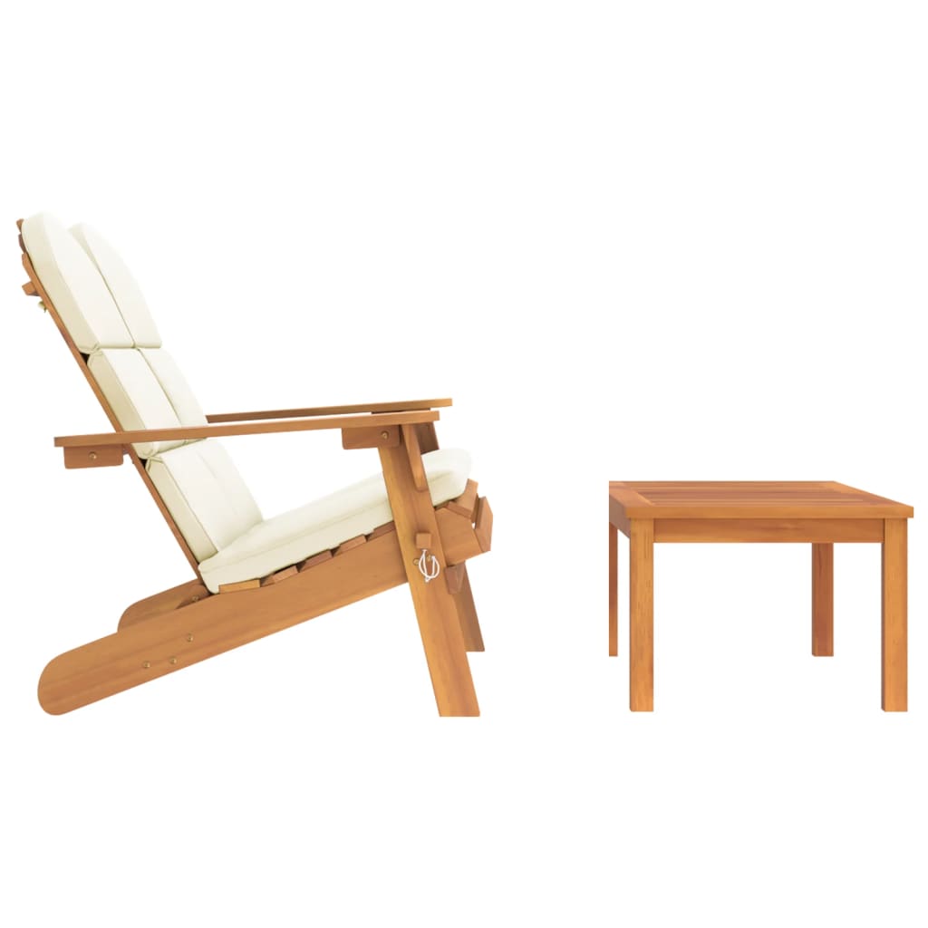 Vidaxl 2-Cz. Adirondack Garden Lounge Set, Acacia Wood