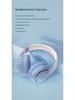 Gradient Wireless Bluetooth Over-Ear Headphones with Cotton, 3D Stereo Bass, Student-Friendly, Universal Compatibility.