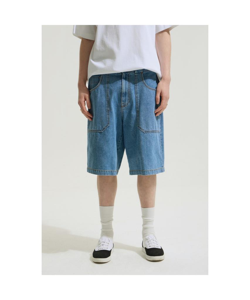 IRO Retrograde Denim Bermuda Shorts - L.Blue