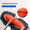 Car Wash Tool Set: Extendable Double-Headed Long Handle Mop & Soft Bristle Brush