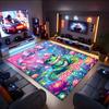 1PC Custom Name Frog Princess Fantasy Land Theme Floor Mat Ideal for Living Room, Game Rooms, Office, Bedroom,Floor Mat Playful Design