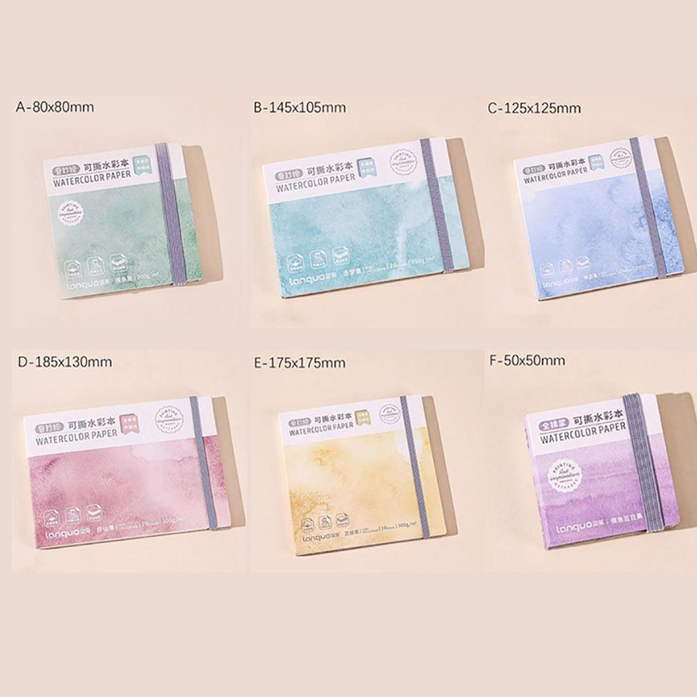 Inspiration Record Paint Book Tearable Draw Book High-quality Watercolor Book