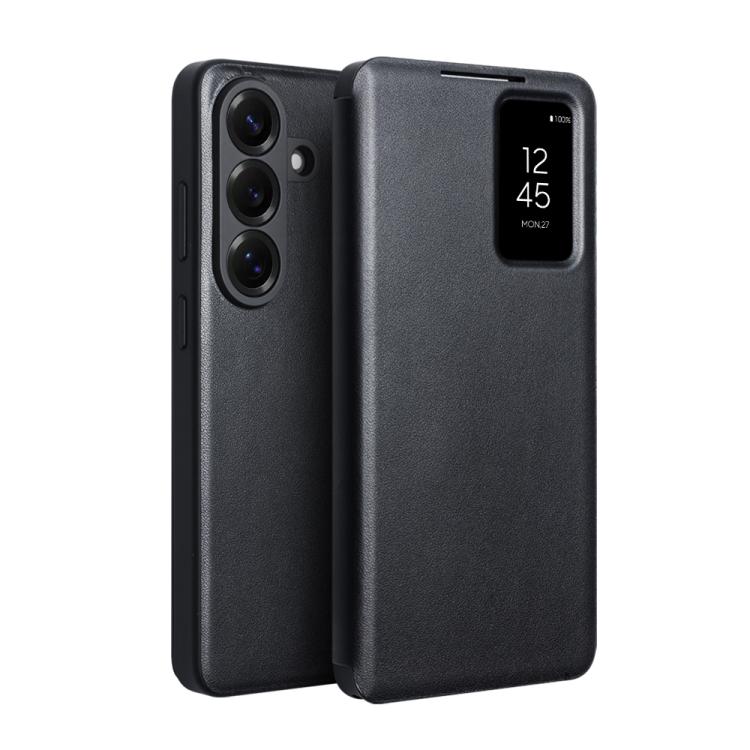 QIALINO Magnetische Echte Leder Smart Sleep-Wake Handyhülle für Samsung Galaxy S26+ 5G