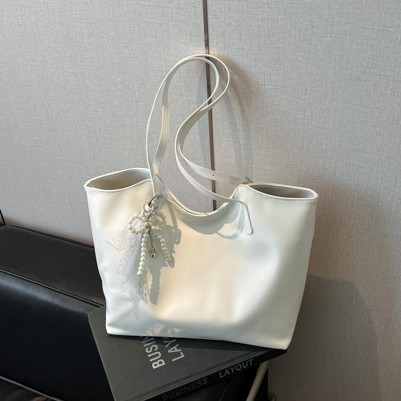 Large capacity tote bag women's 2025 new trend simple Korean version fashion underarm shoulder handbag mother and child bag