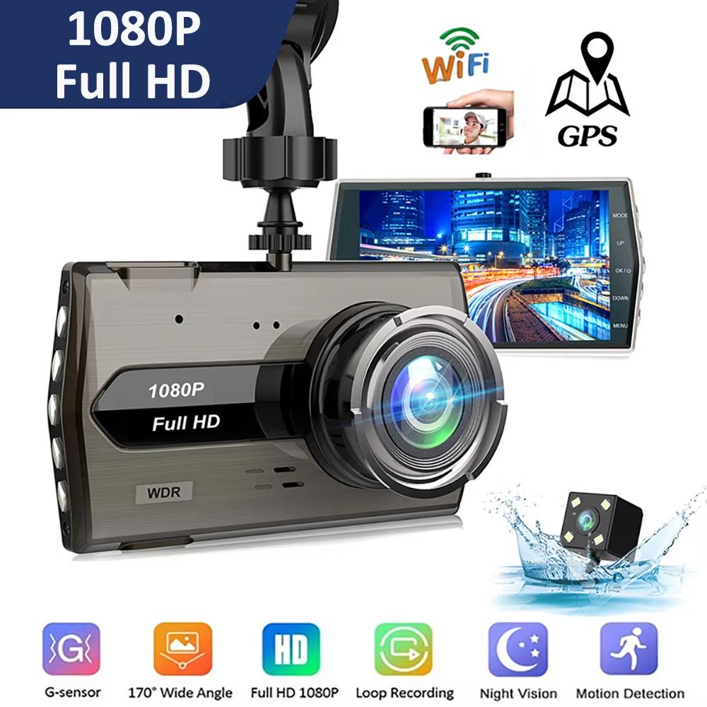 Car DVR Full HD 1080P Dash Cam Vehicle Camera Drive Video Recorder Black Box Auto Dashcam Night Vision Car Accessories Registrar