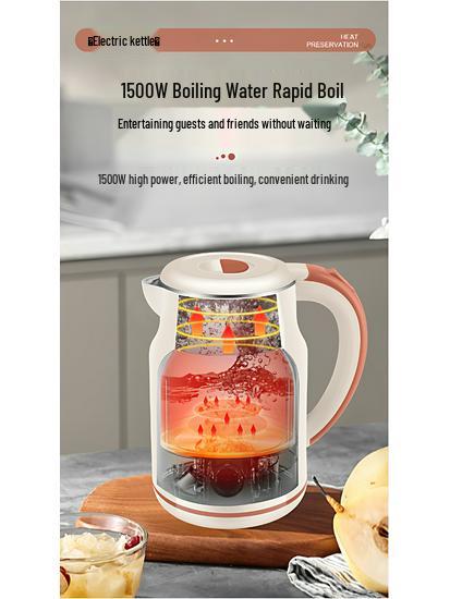 2025 Stainless Steel Electric Kettle with Keep Warm Function, Ideal for Dormitories, Water Boiler