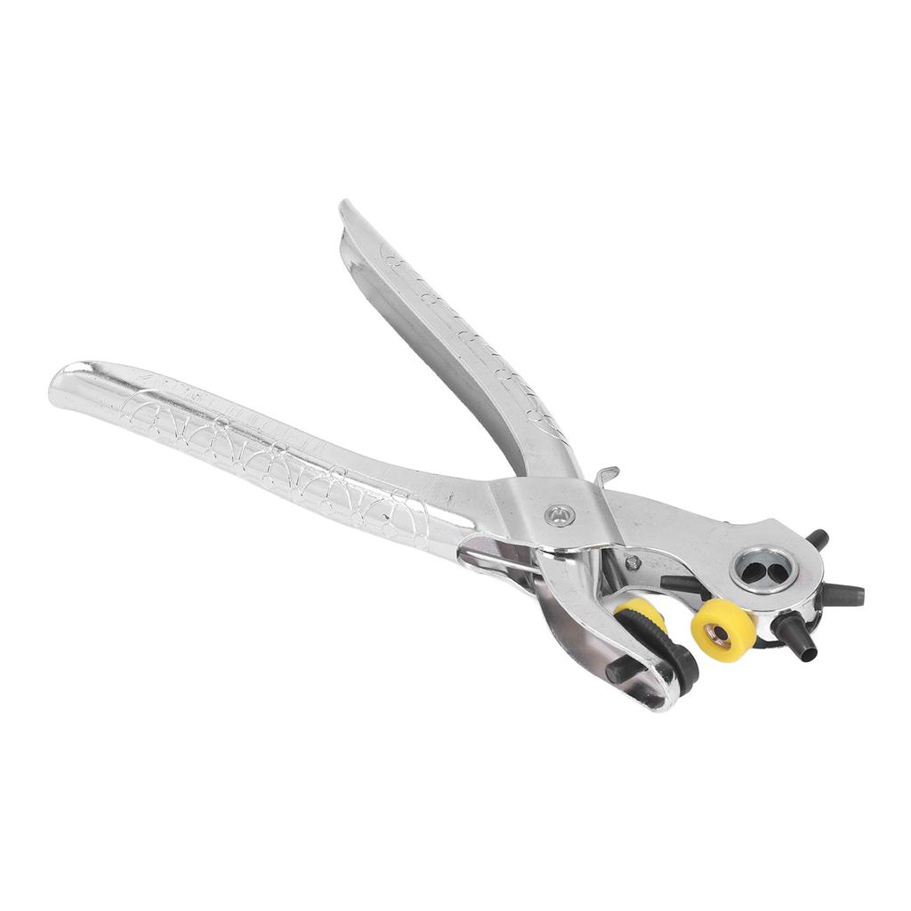 Perforatore per fori per cintura da 8 pollici Acciaio Inossidabile Robusto Durevole Design Ergonomico Risparmio di Sforzo Trattamento Termico Perforatore per fori in Pelle