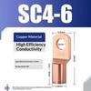 Cd Copper Lug Ring Wire Connectors Bare Cable Electric Crimp Terminal Sc4-6 Sc6-6 Sc6-8 Sc10-6 Sc16-6 Sc16-8 Sc25-8