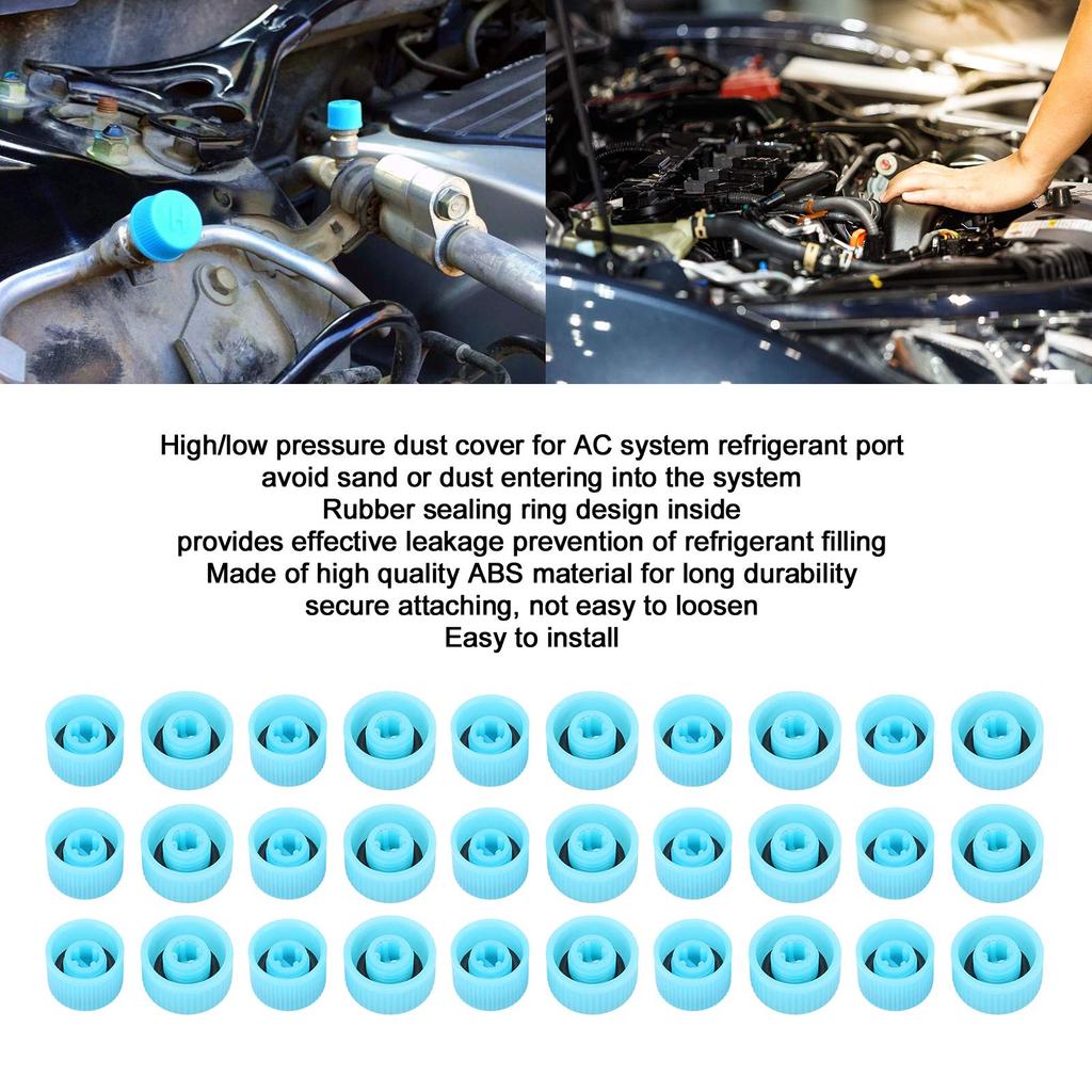Air Conditioner Valve Cap Air Conditioner Cap Dust and Particle Repellent Auto Accessories