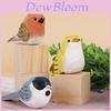 Wooden Little Chubby Bird Toy Decorative Piece For Office And Living Room Decor