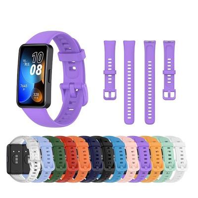 Silicone Wristband Strap for Huawei Band 10 Watchband Replacement Strap for Honor Band 8 Watch Accessories