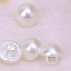 55KF 50Pcs Faux Pearl Buttons Fit Sewing Scrapbook Backhole Sewing Crafts 10/11.5mm